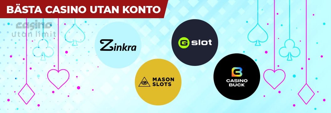 Bästa casino utan konto